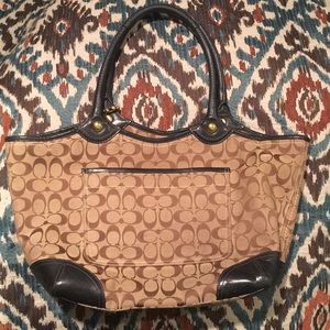 Coach Bags - Authentic Large Signature Coach Bag Coach Bags - Authentic Large Signature Coach Bag